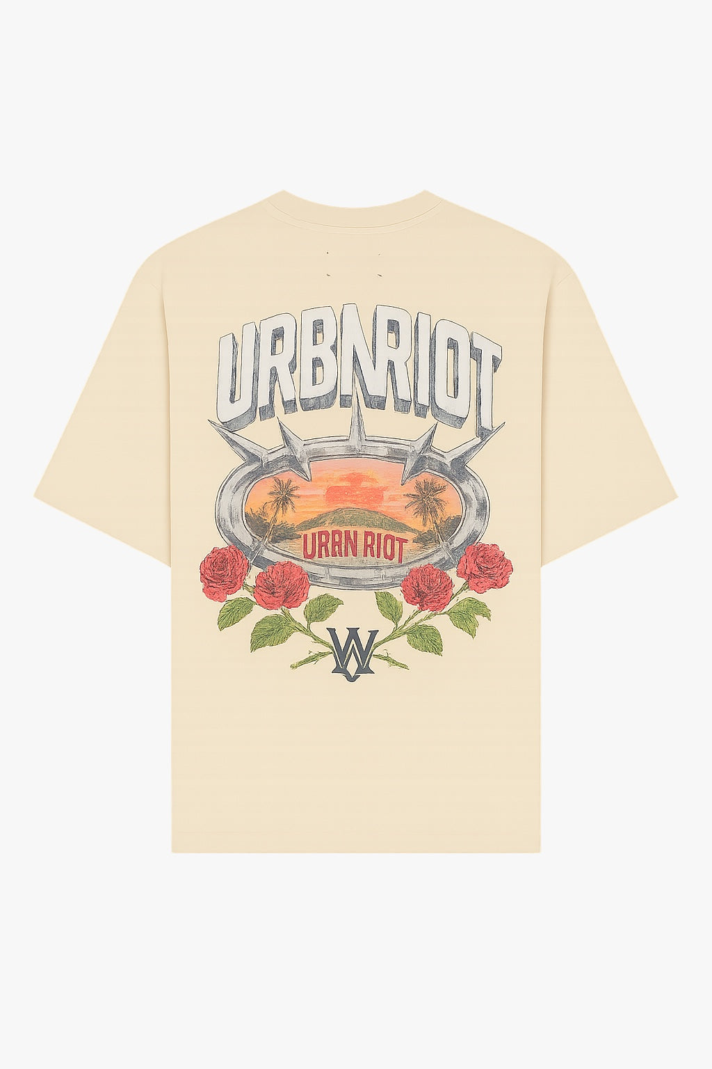 The URBN RIOT Sunset Barbwire Tee