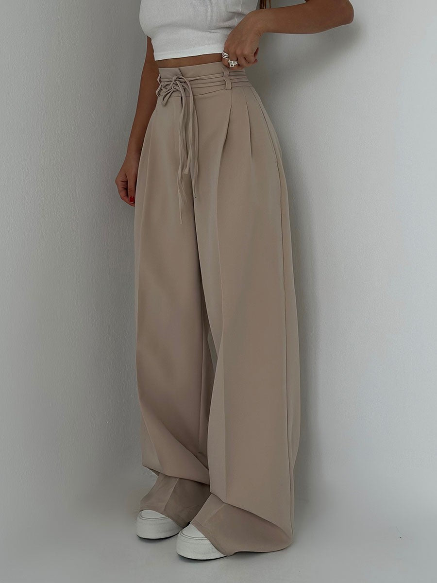 Aurora High-Rise Wide-Leg Trousers