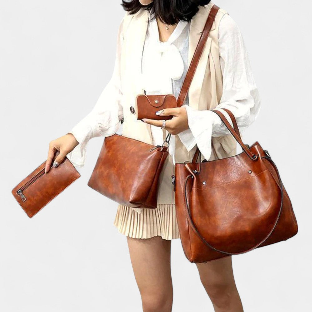 Aurelia 4-in-1 Leather Bag Collection