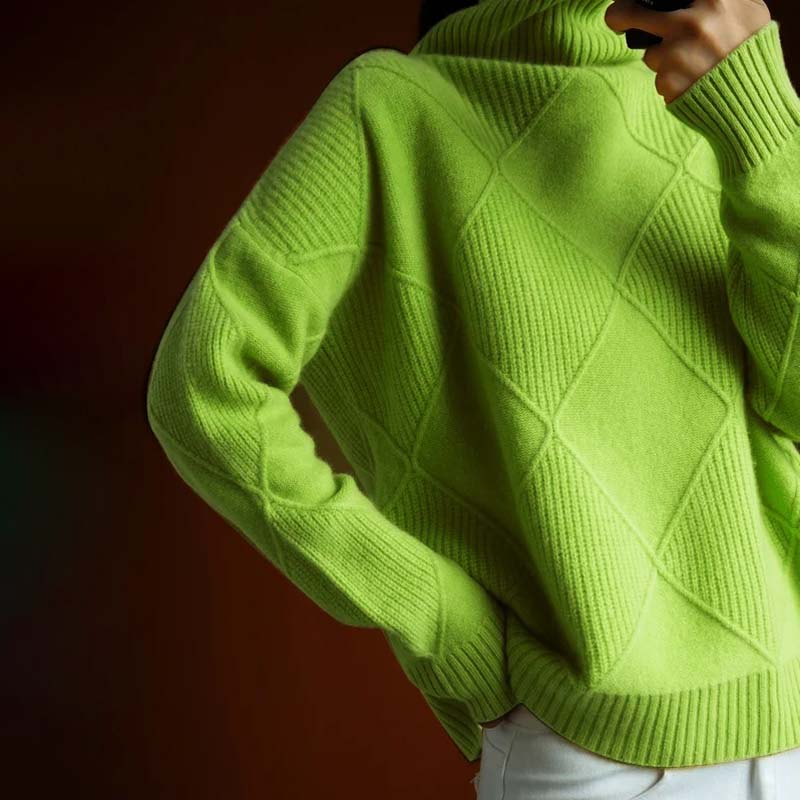 Cozy Knit Turtleneck Sweater – Denise Edition