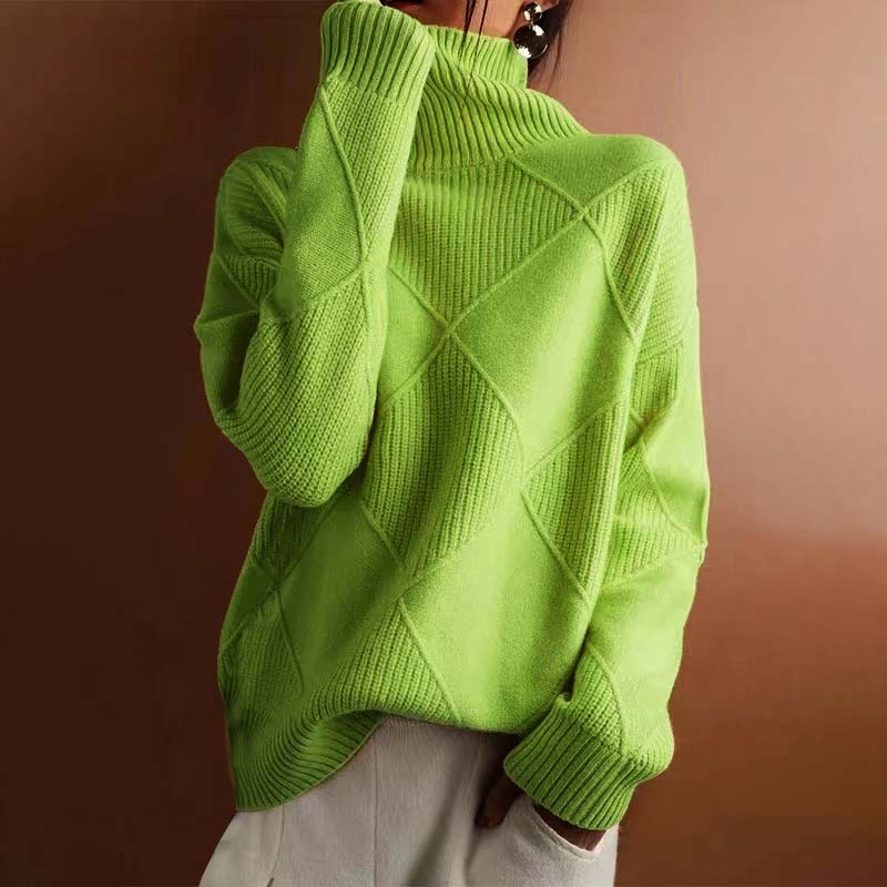 Cozy Knit Turtleneck Sweater – Denise Edition