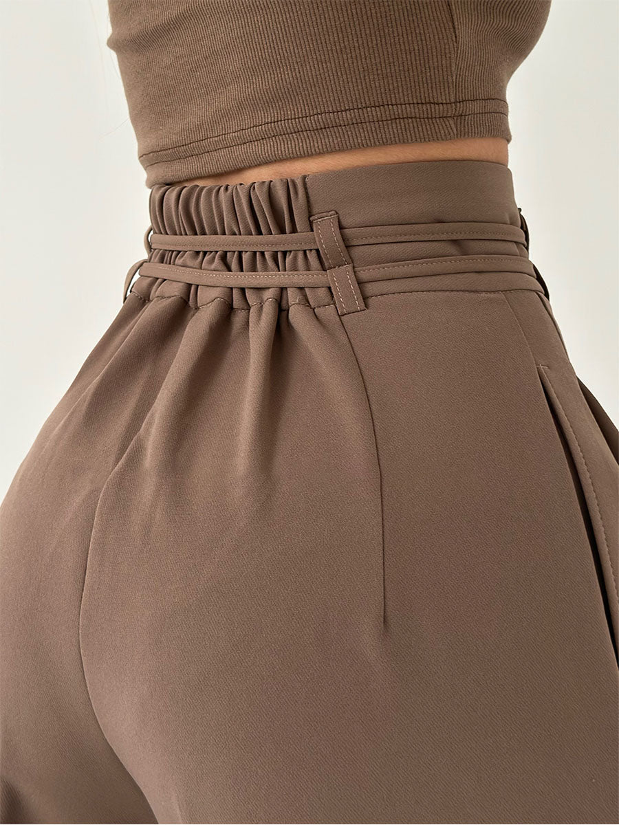 Aurora High-Rise Wide-Leg Trousers
