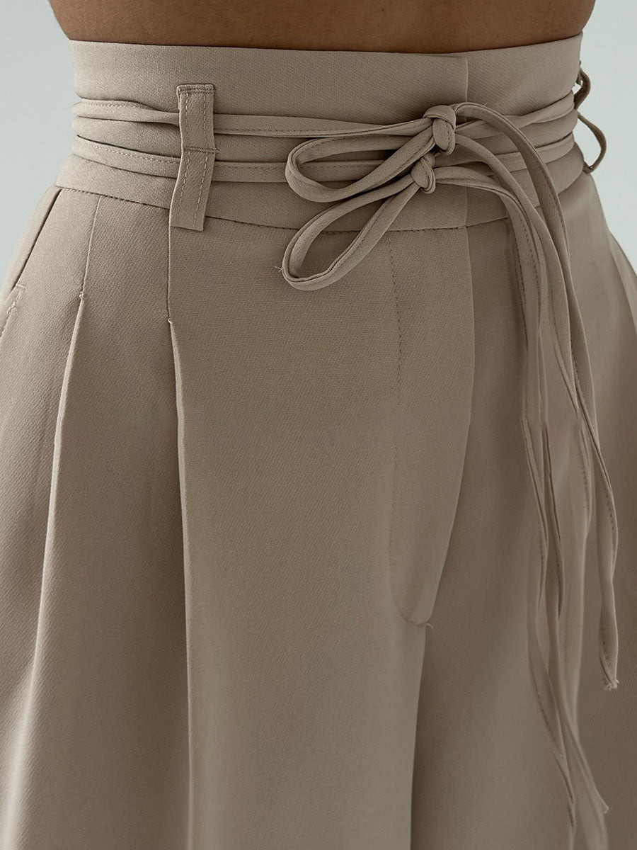Aurora High-Rise Wide-Leg Trousers
