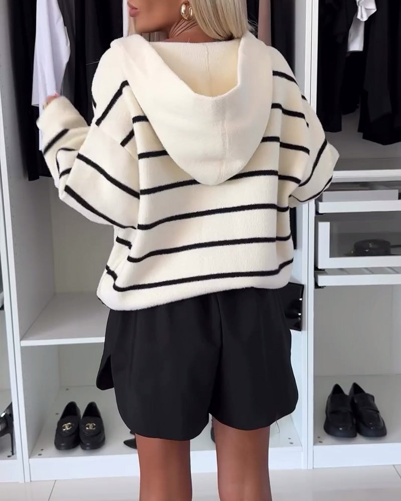 Stylish Striped Casual Jacket