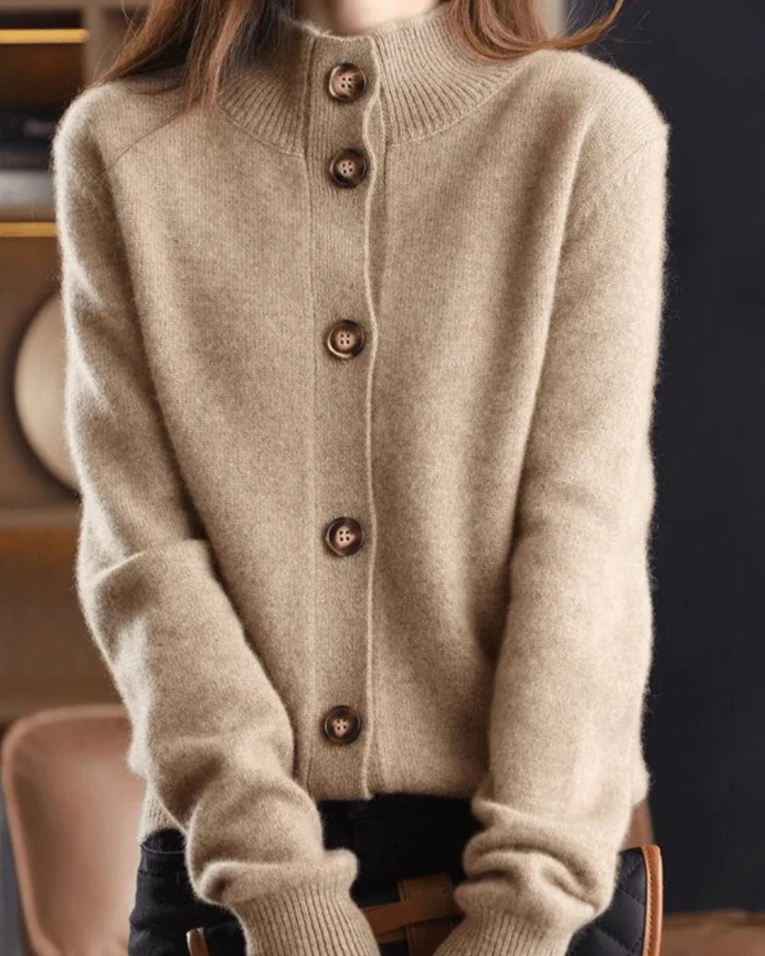Vintage Charm Knitted Gilet