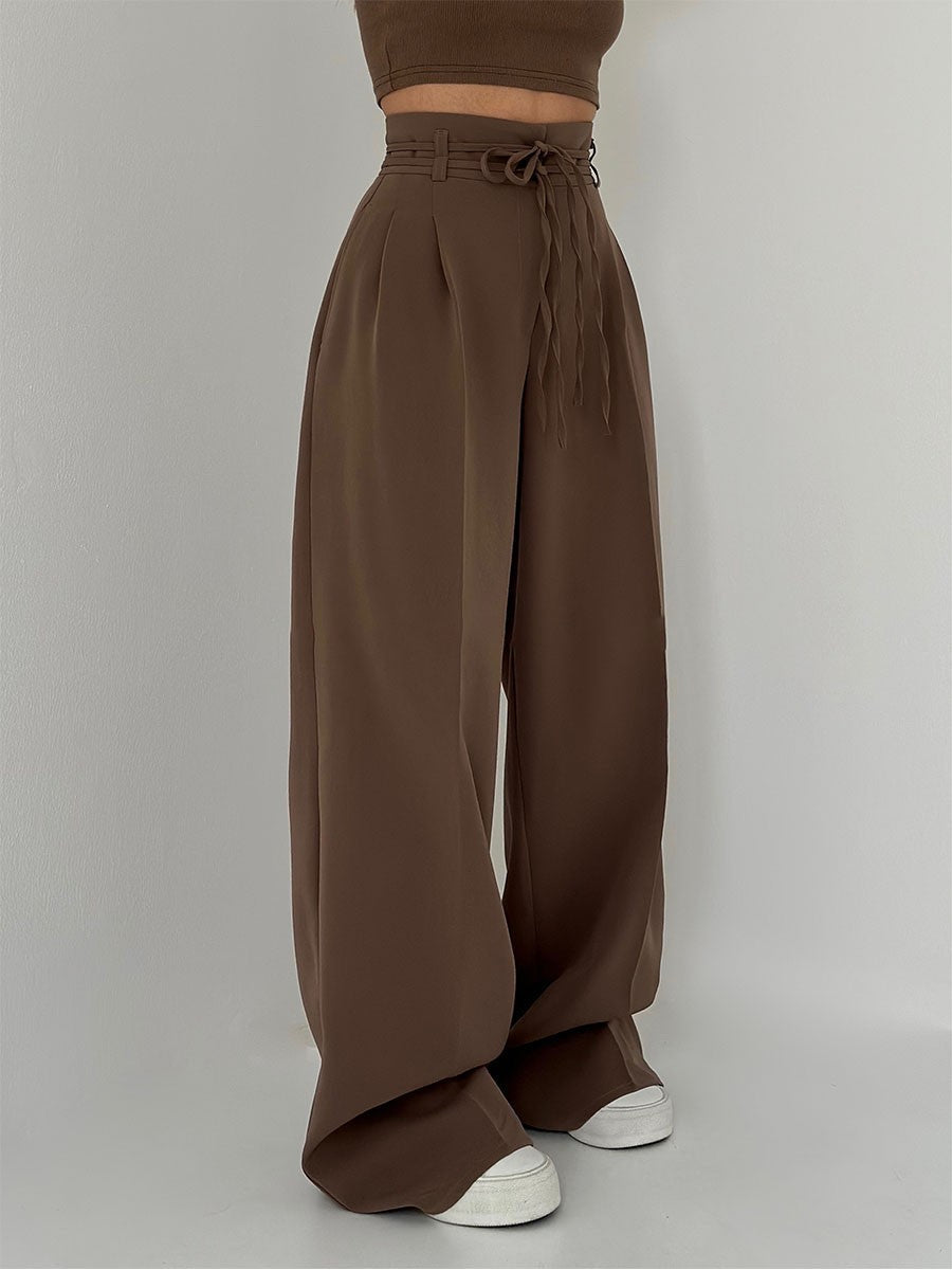 Aurora High-Rise Wide-Leg Trousers