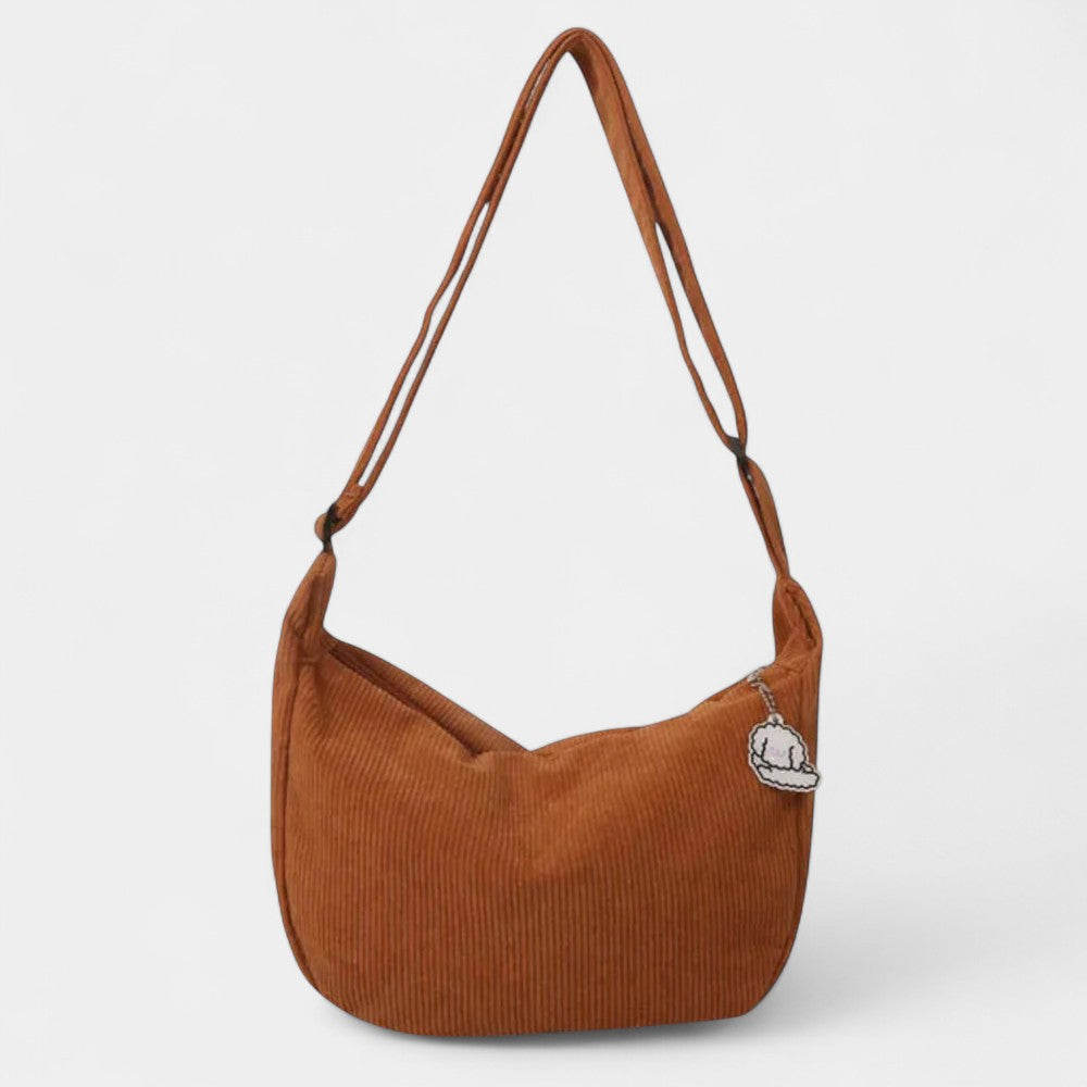 Aria Corduroy Shoulder Bag