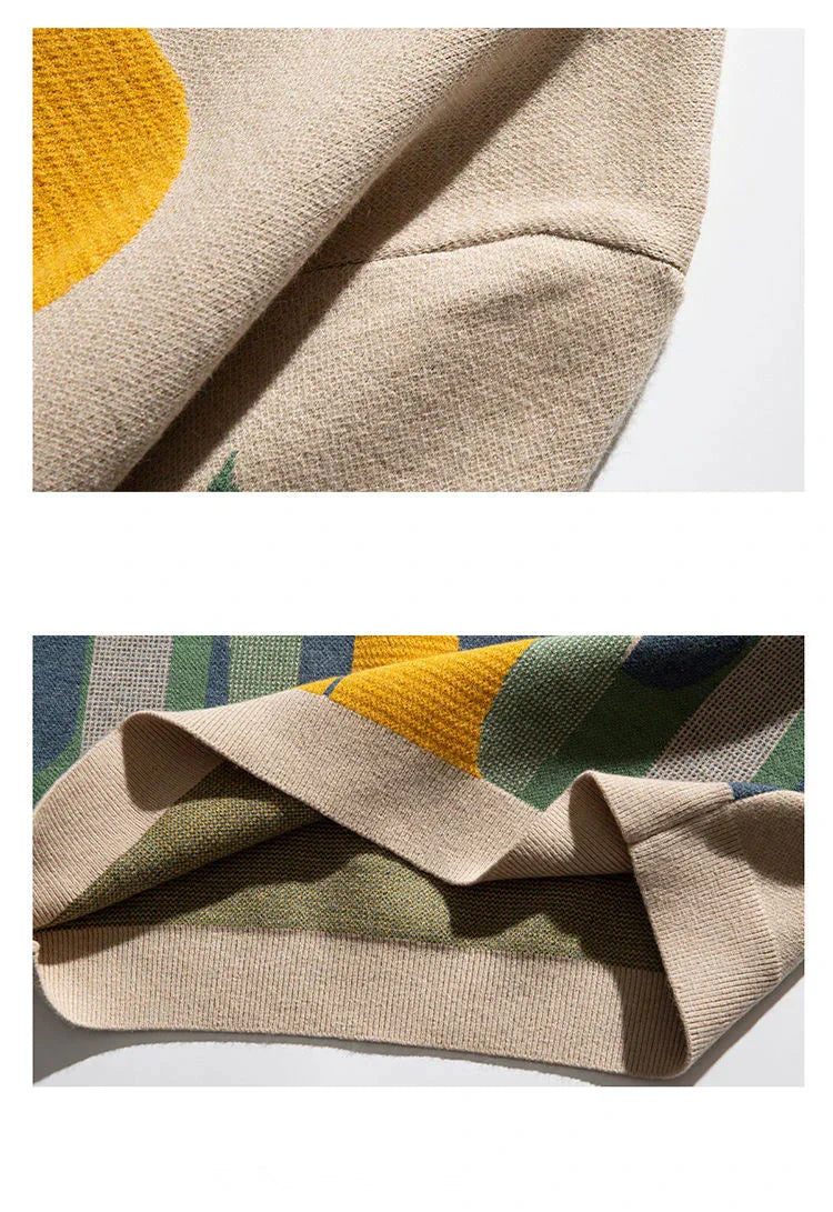 Moonlit Cat Knit Sweater