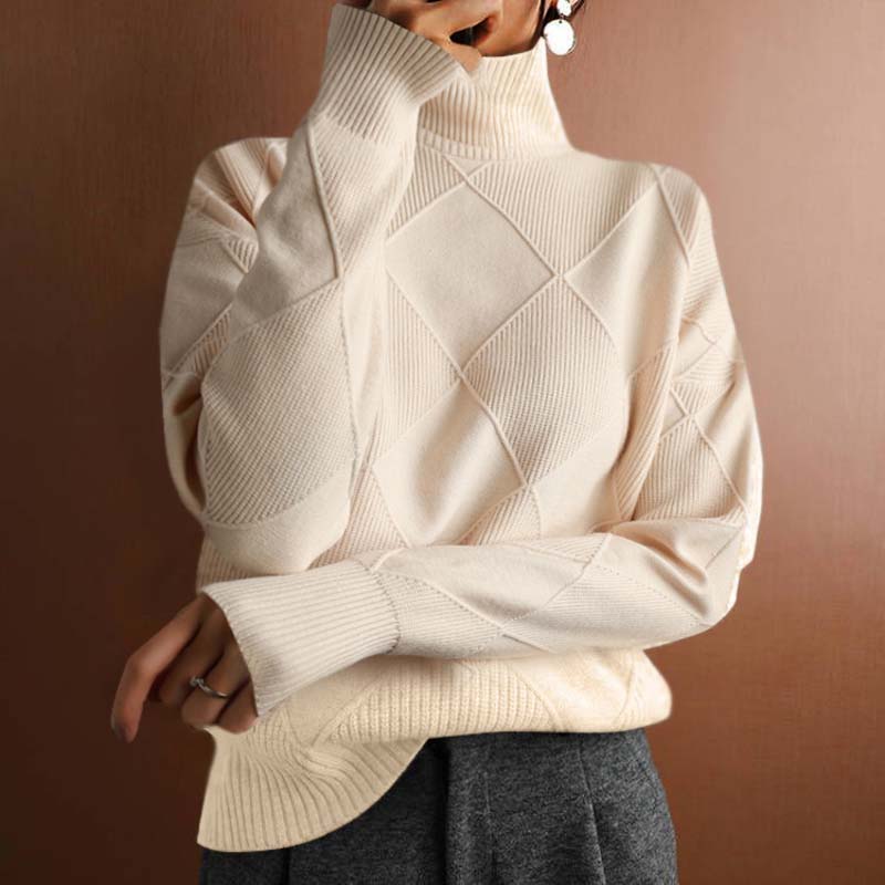 Cozy Knit Turtleneck Sweater – Denise Edition