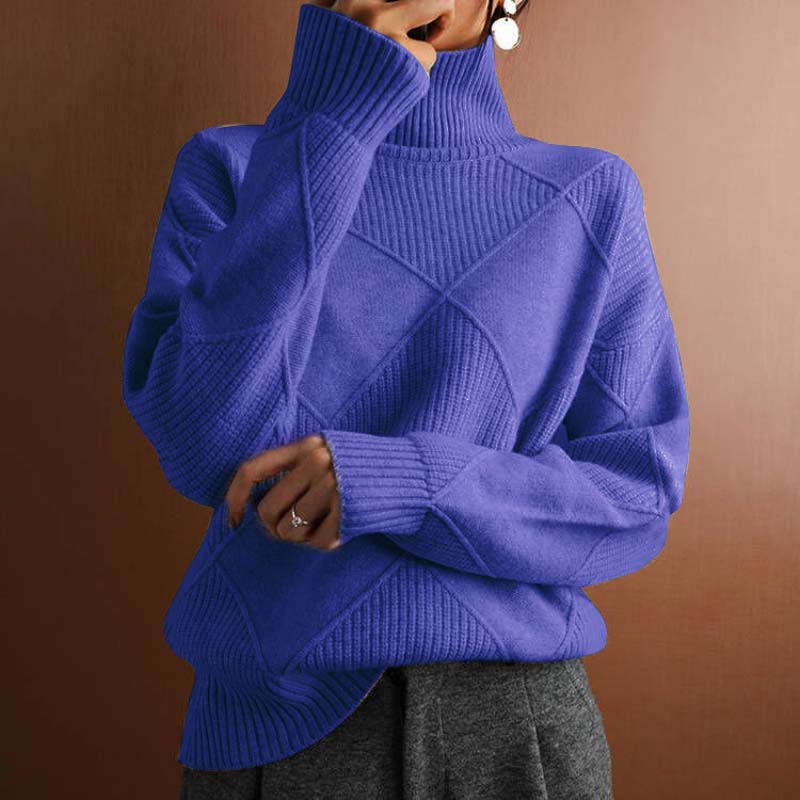 Cozy Knit Turtleneck Sweater – Denise Edition