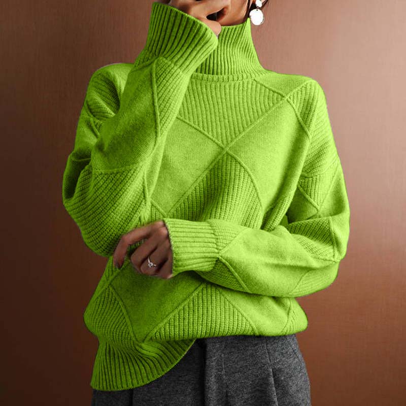 Cozy Knit Turtleneck Sweater – Denise Edition