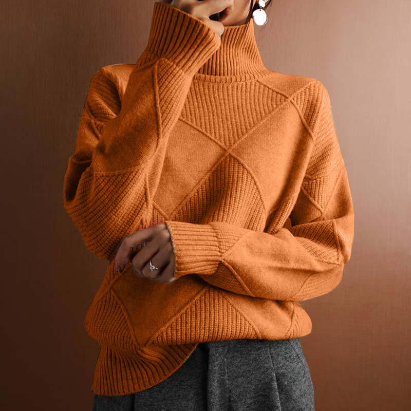 Cozy Knit Turtleneck Sweater – Denise Edition