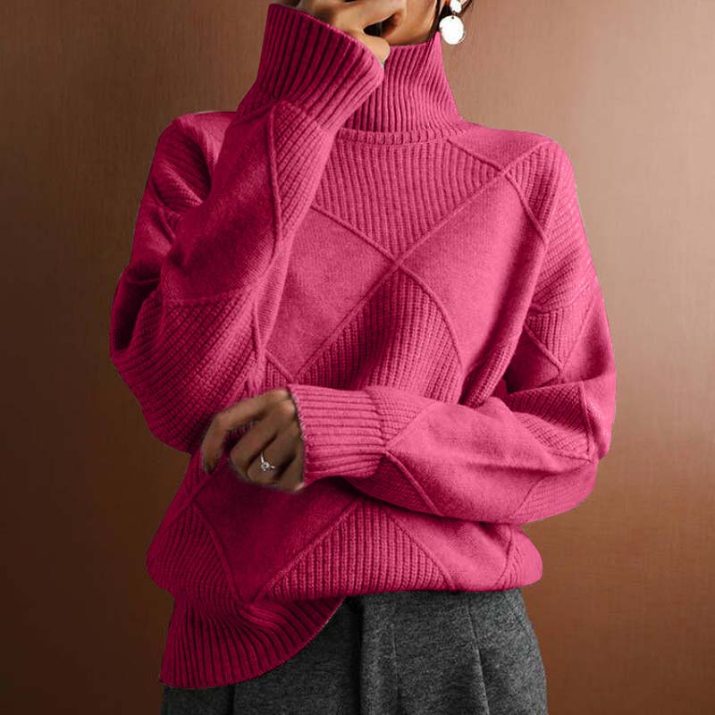 Cozy Knit Turtleneck Sweater – Denise Edition