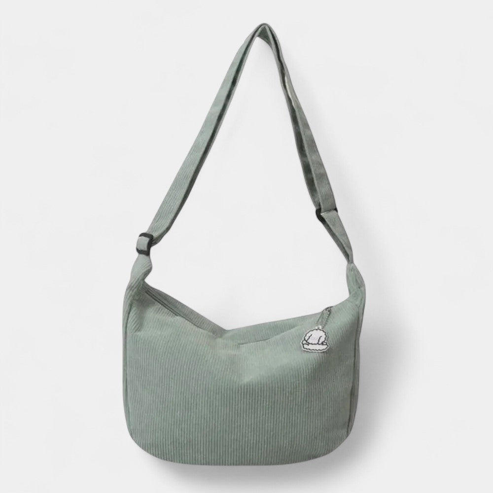 Aria Corduroy Shoulder Bag