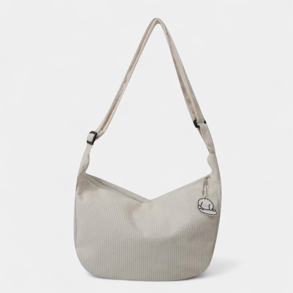 Aria Corduroy Shoulder Bag