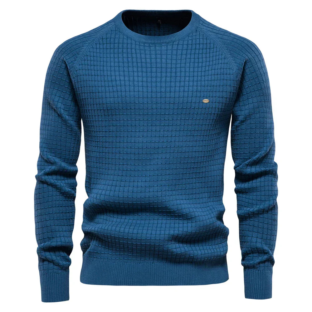 Urban Grid Knit Sweater