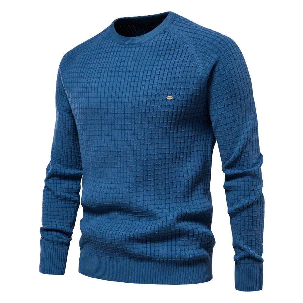 Urban Grid Knit Sweater