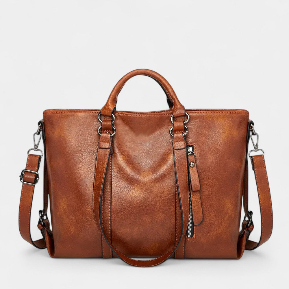 Seraphina Luxe Oversized Leather Tote