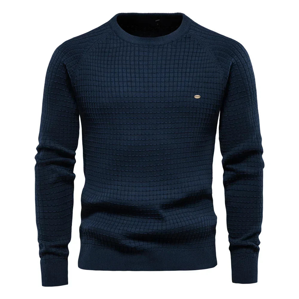 Urban Grid Knit Sweater