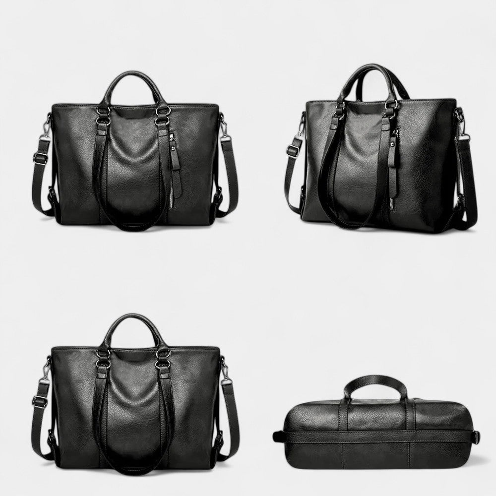 Seraphina Luxe Oversized Leather Tote