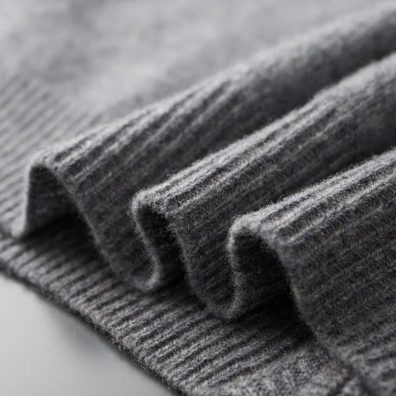 Wellington Zip-Up Knit Sweater