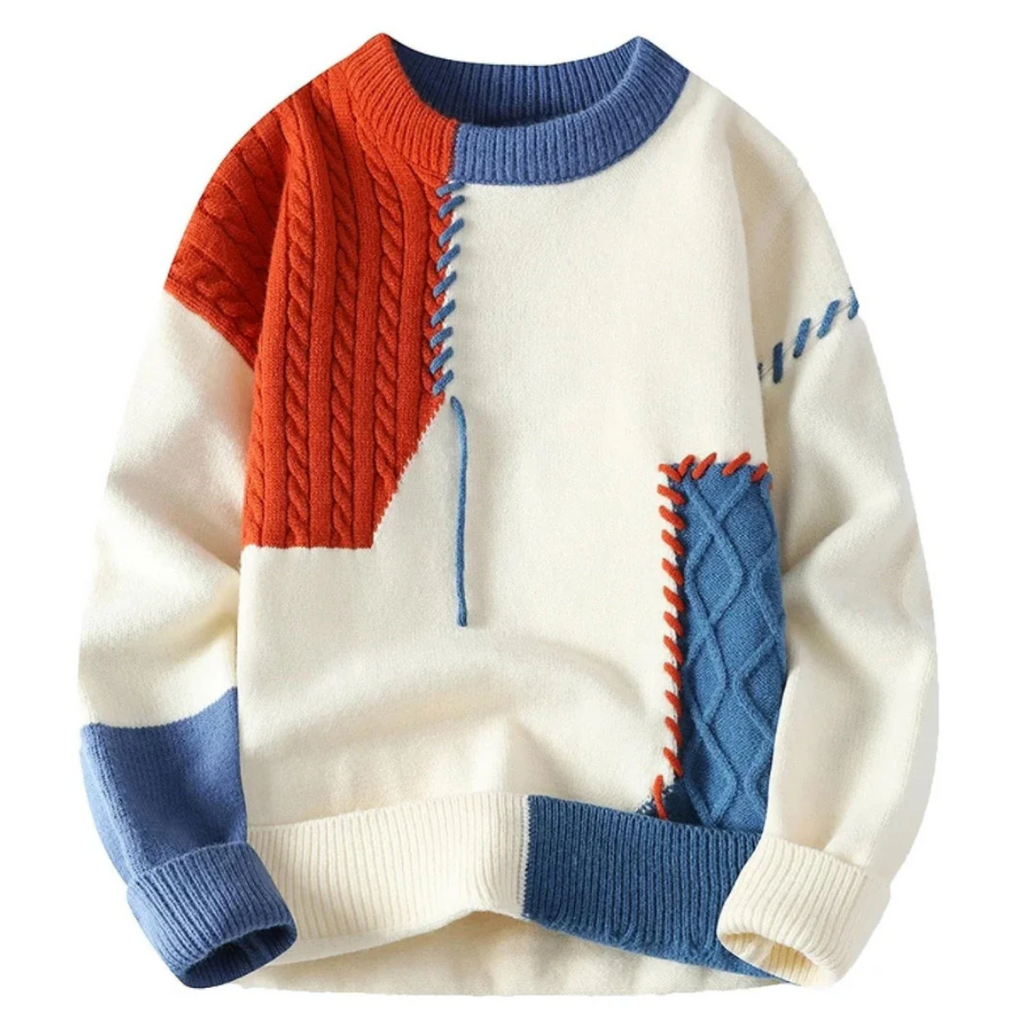 Urban Patchwork Crewneck