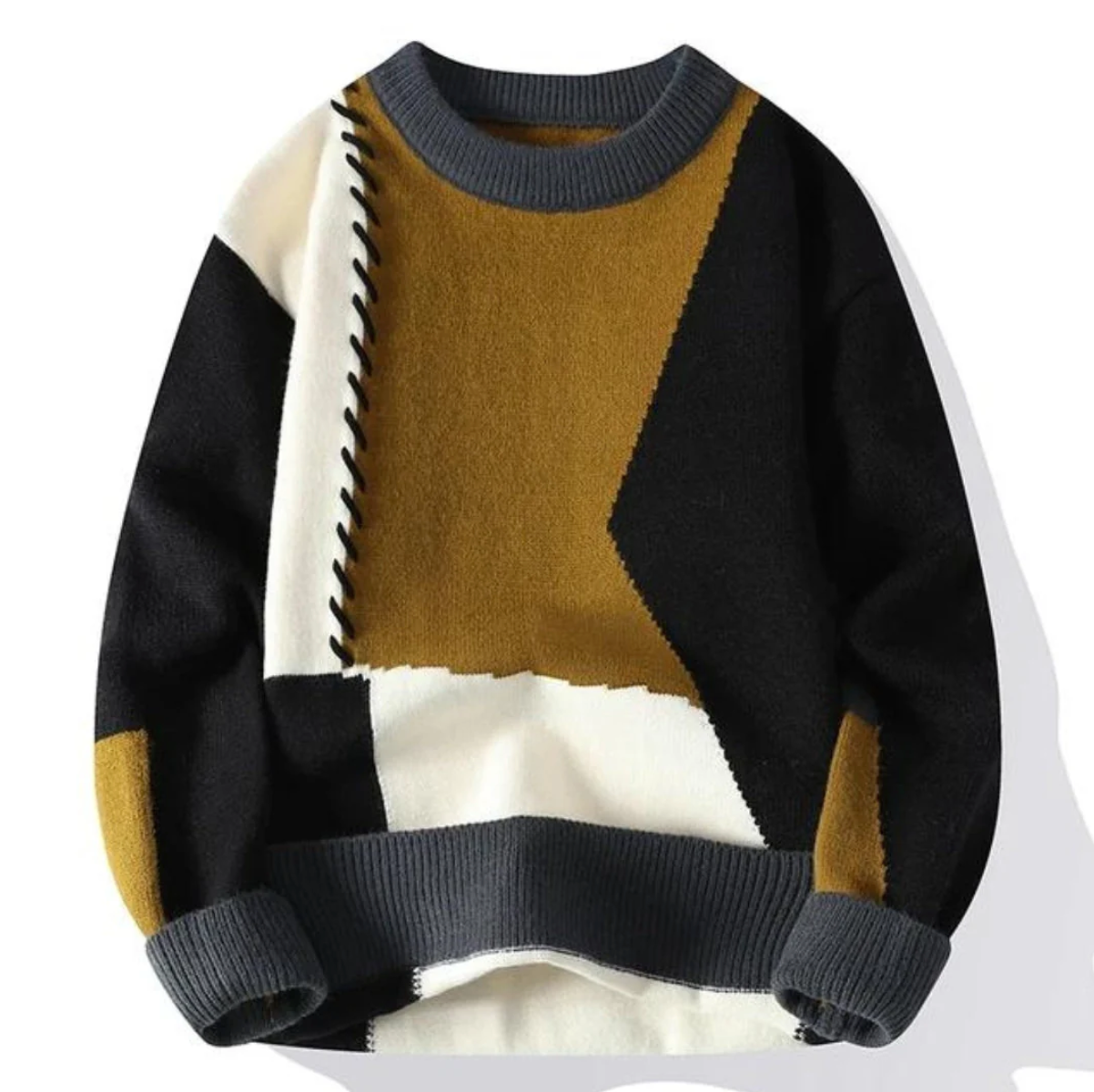 Urban Patchwork Crewneck