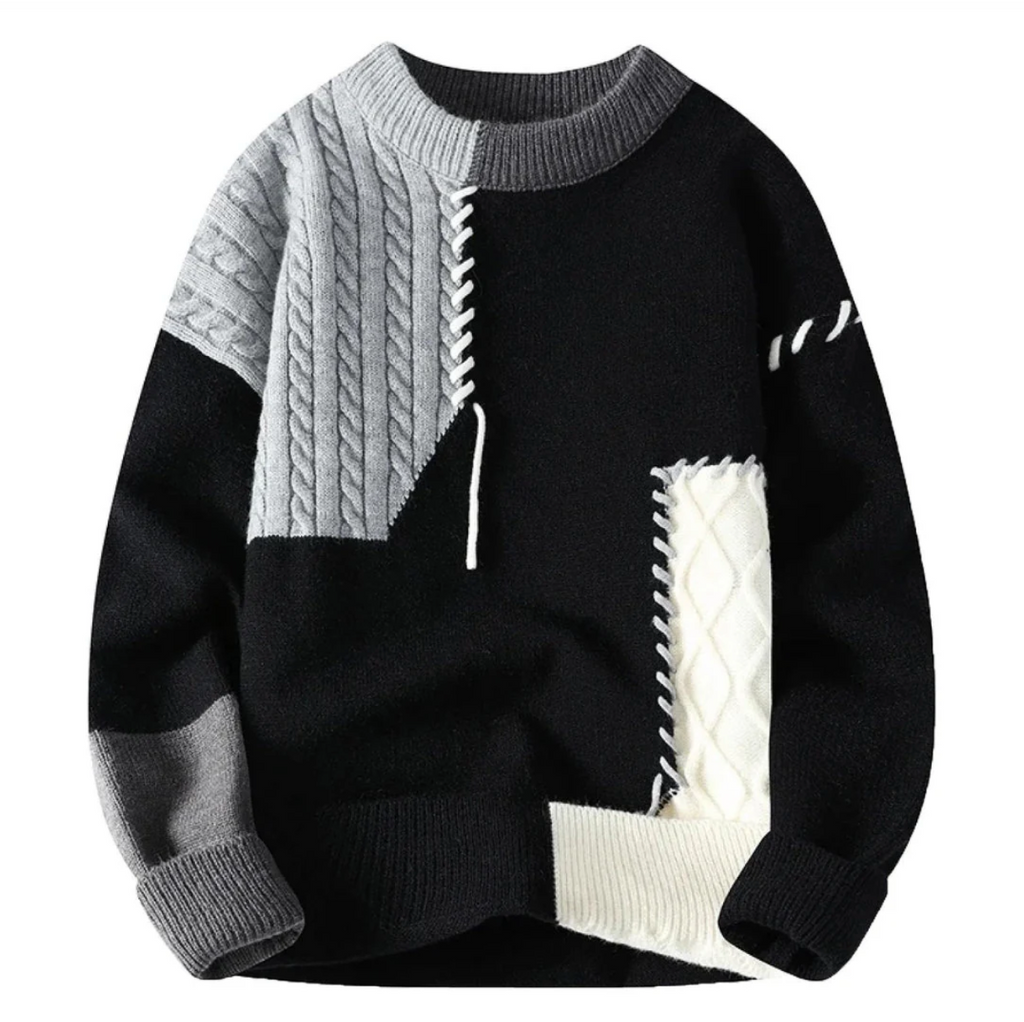 Urban Patchwork Crewneck