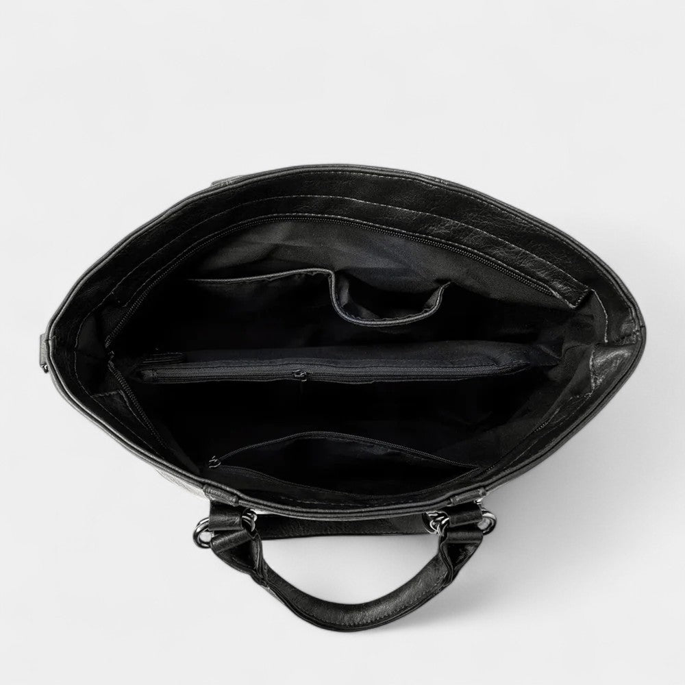 Seraphina Luxe Oversized Leather Tote