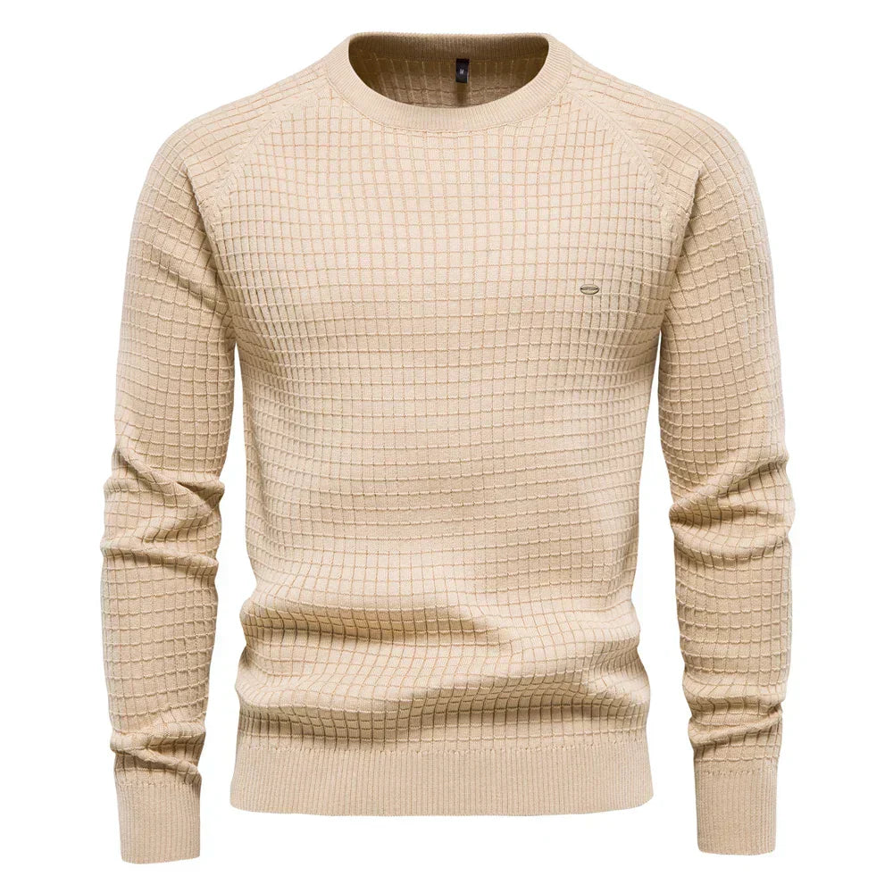 Urban Grid Knit Sweater