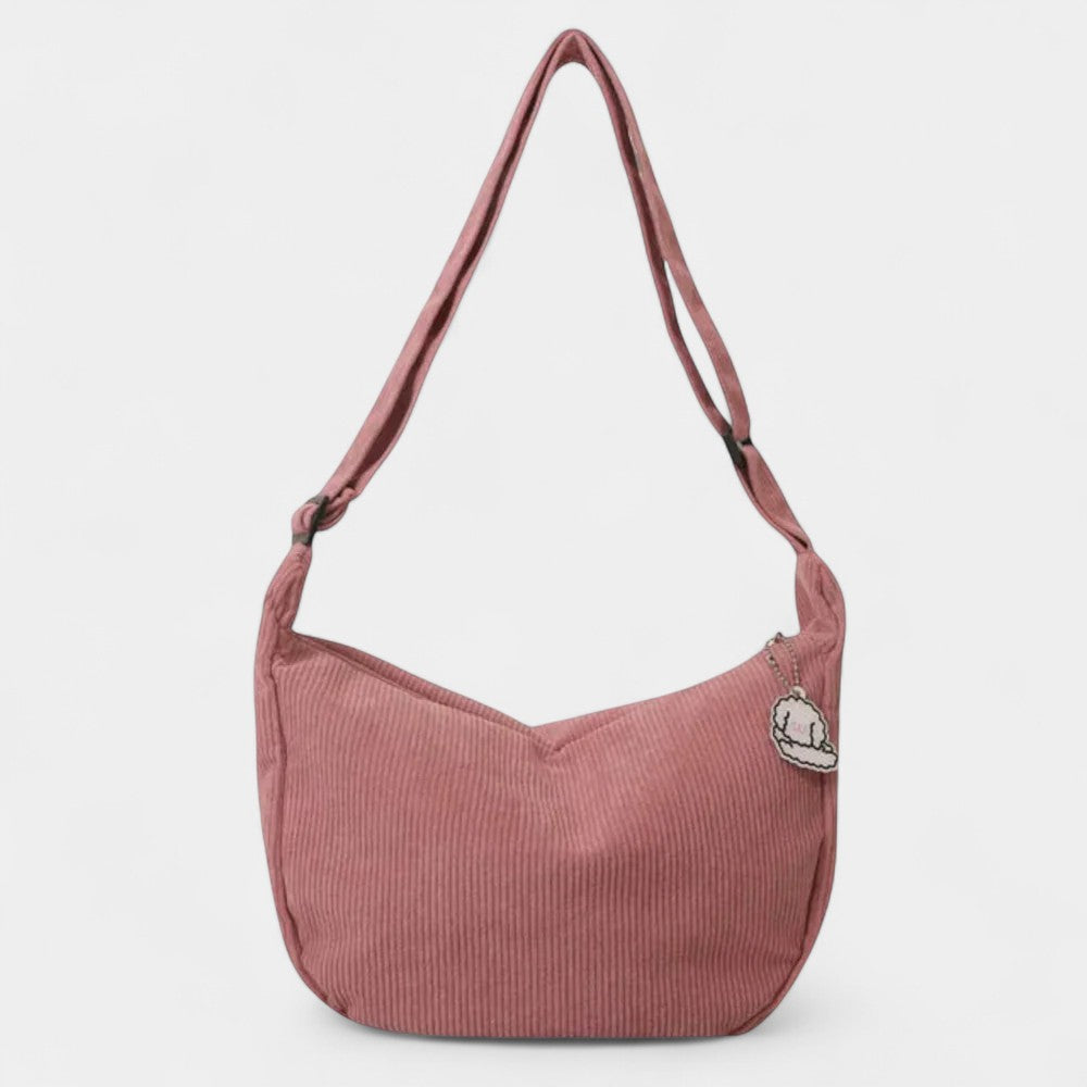 Aria Corduroy Shoulder Bag