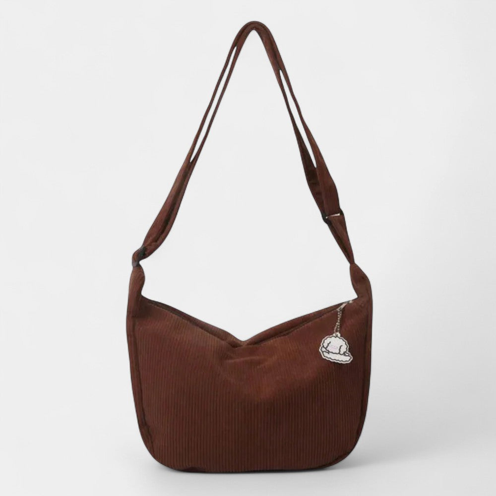 Aria Corduroy Shoulder Bag