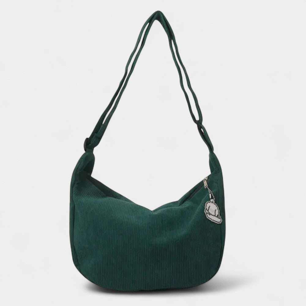 Aria Corduroy Shoulder Bag