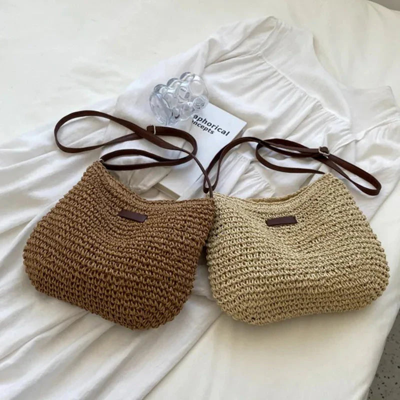 Lola Woven Shoulder Bag