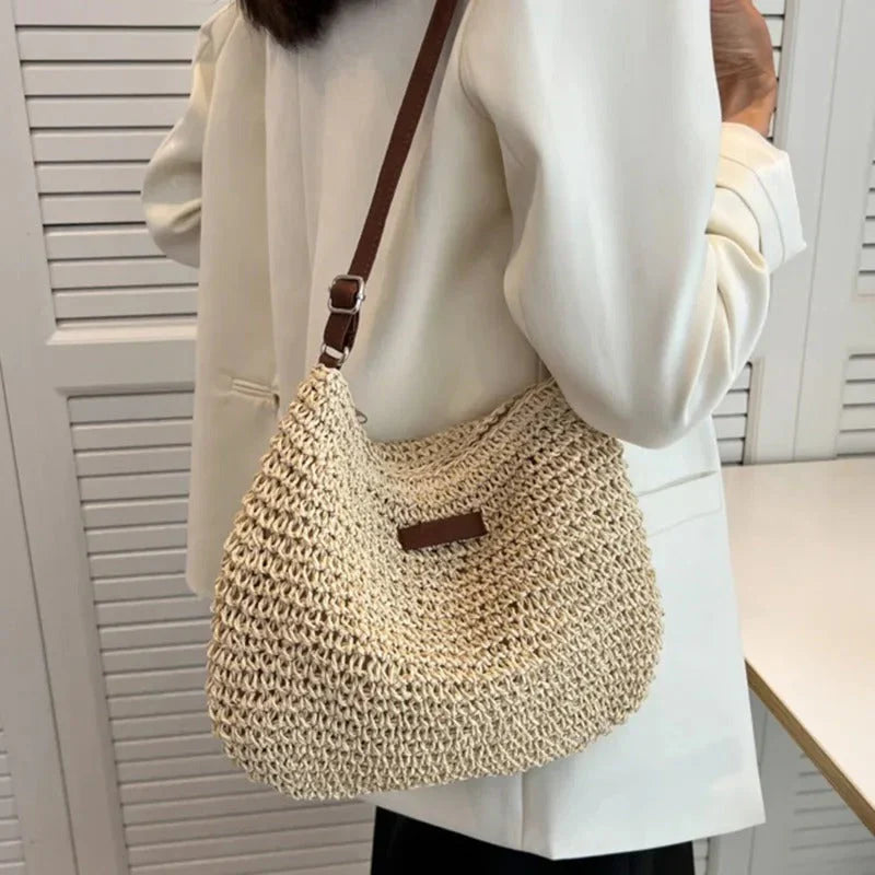 Lola Woven Shoulder Bag
