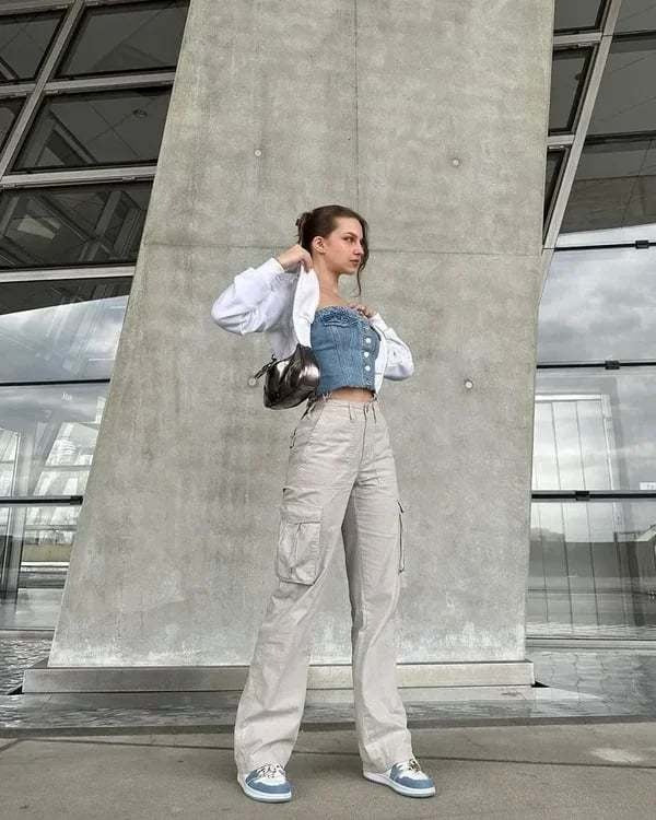 Harper Adjustable Cargo Trousers