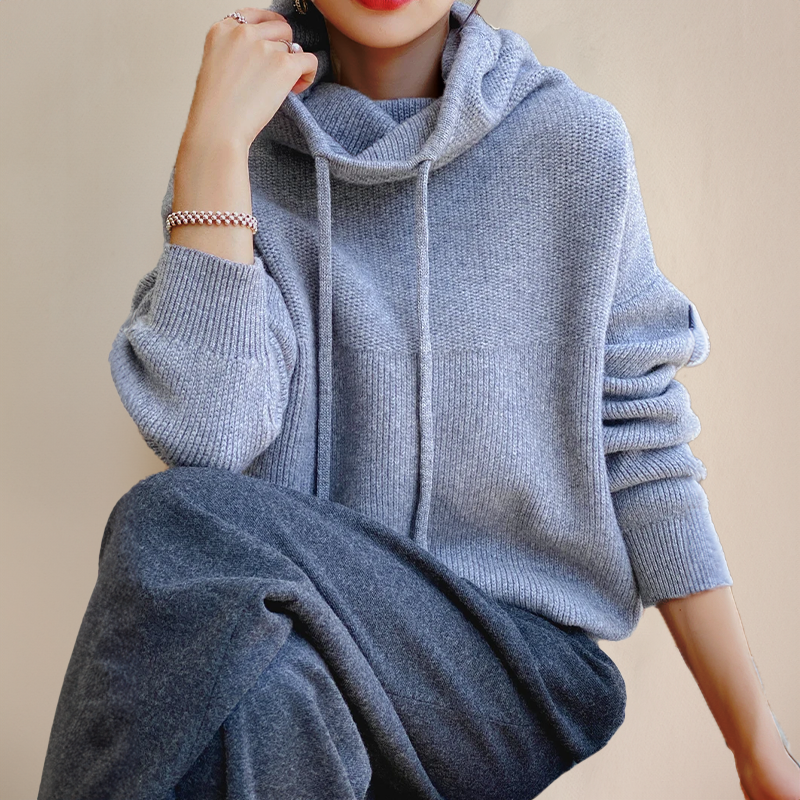 Merino Turtleneck Knit Sweater