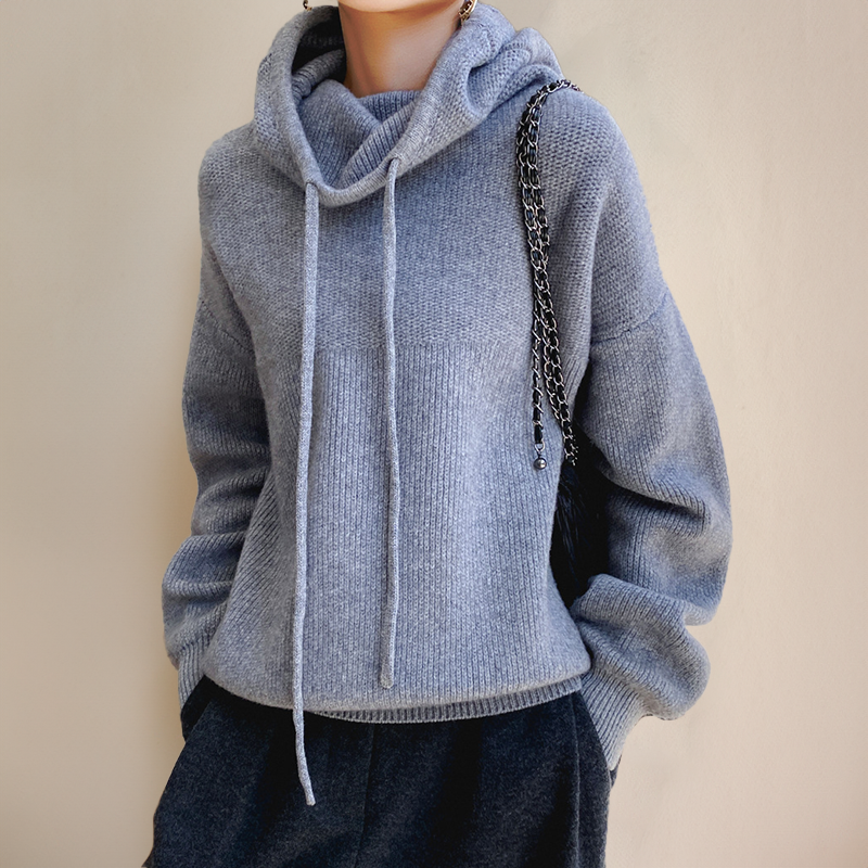 Merino Turtleneck Knit Sweater