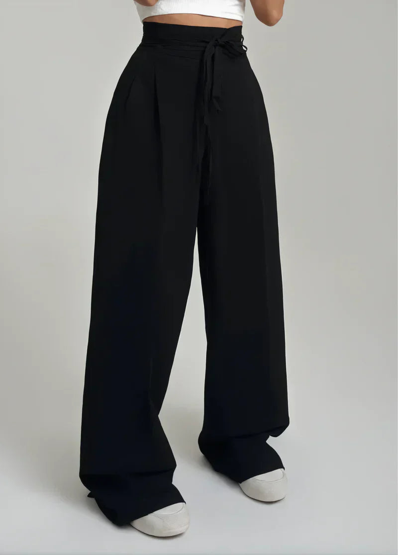 Aurora High-Rise Wide-Leg Trousers