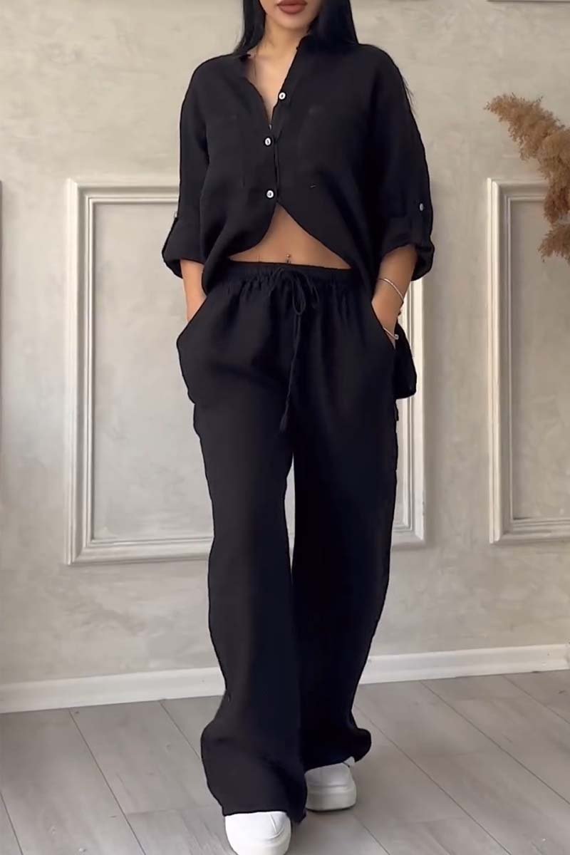 Milan Cotton-Linen Two-Piece Set
