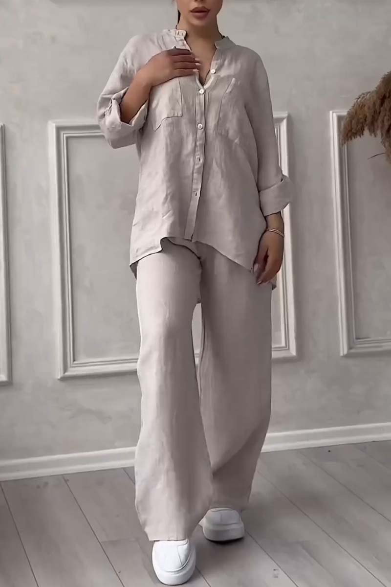 Milan Cotton-Linen Two-Piece Set