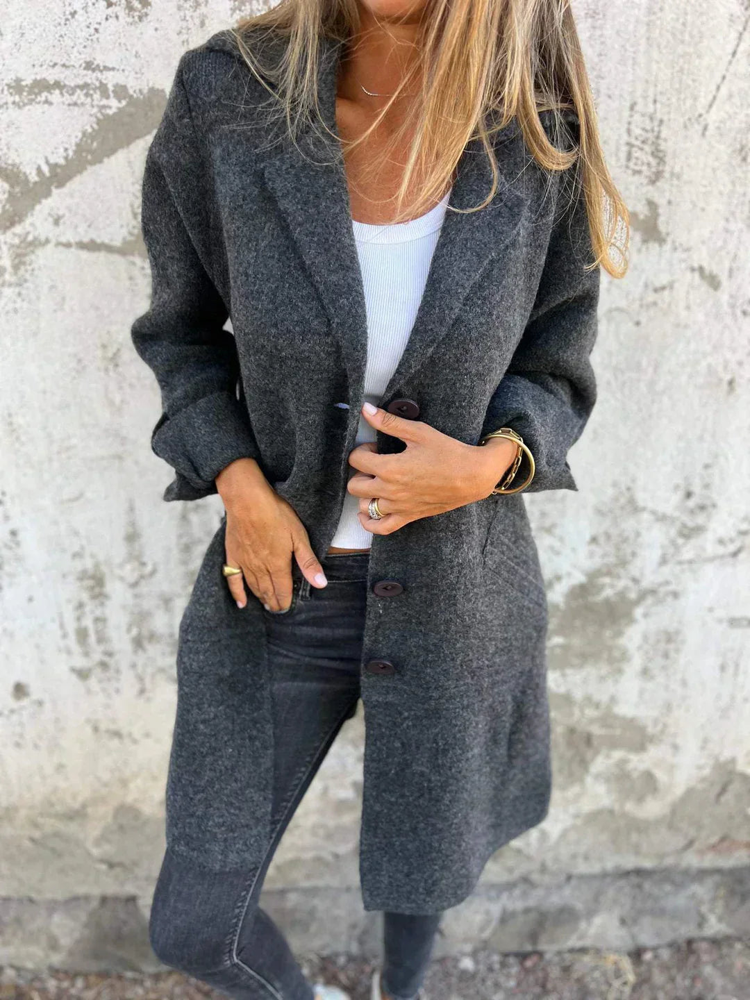 Elegant Tailored Blazer Jacket