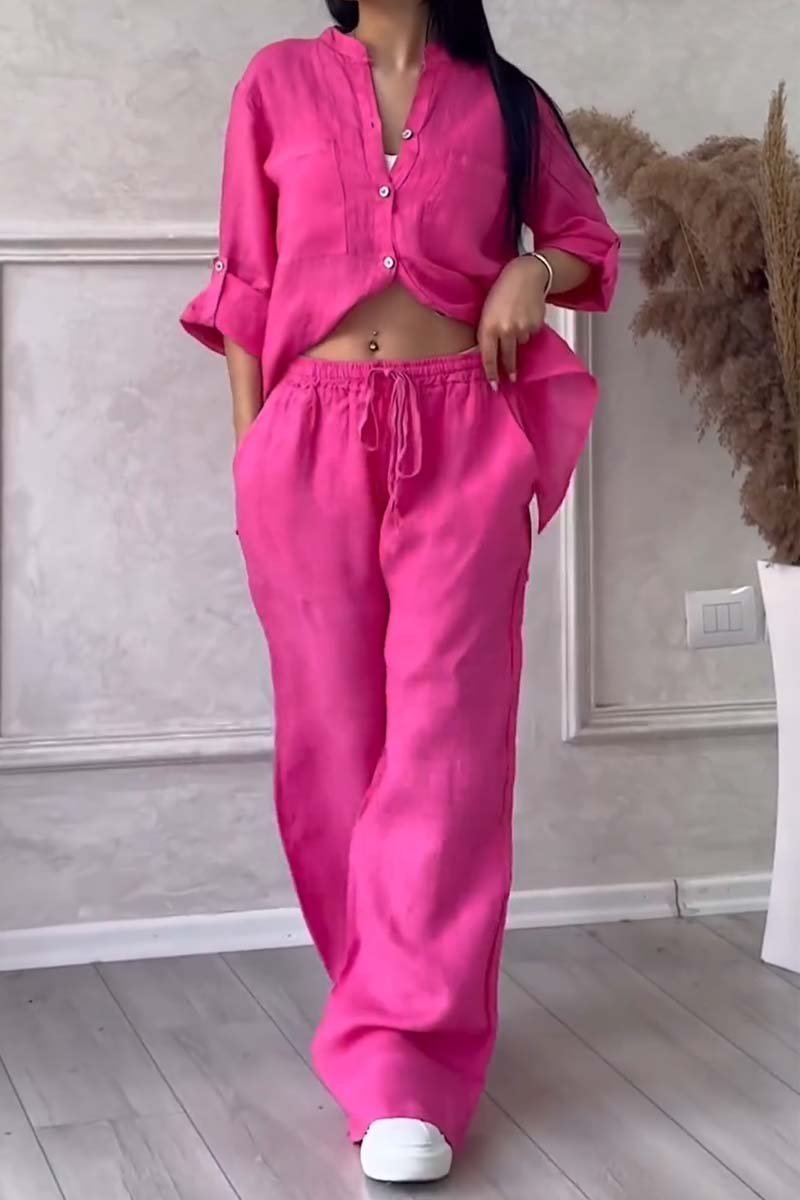 Milan Cotton-Linen Two-Piece Set