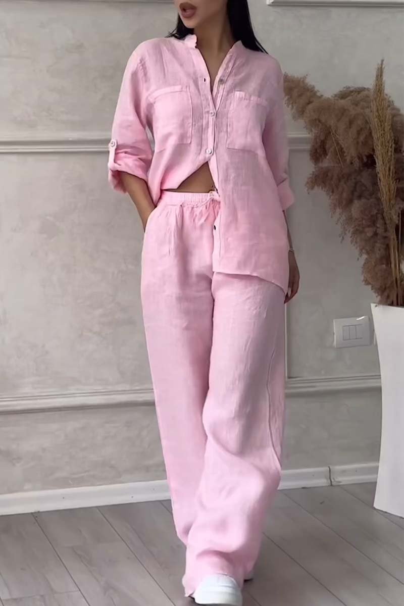 Milan Cotton-Linen Two-Piece Set