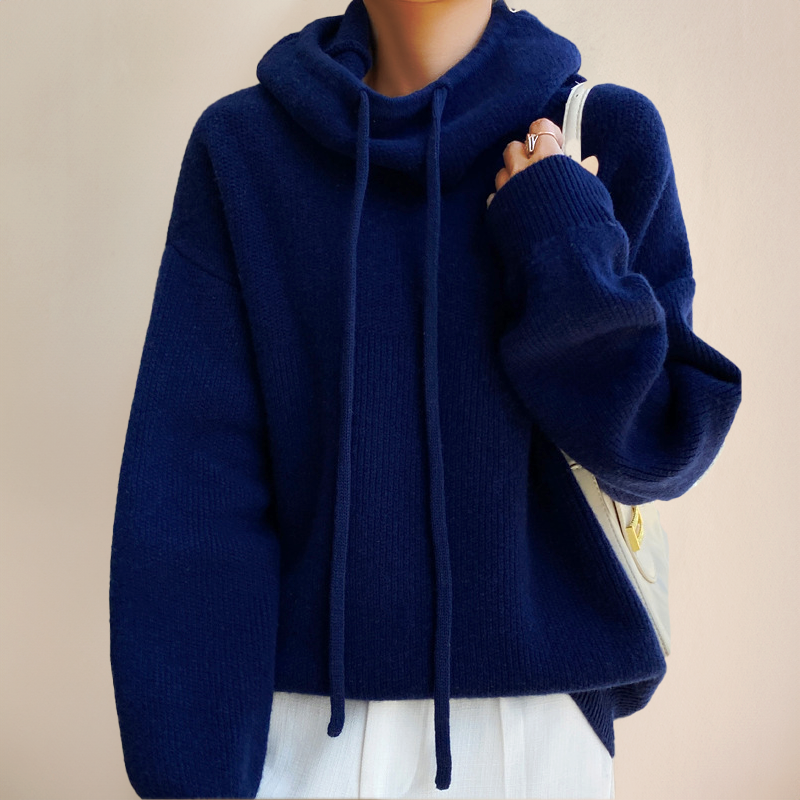 Merino Turtleneck Knit Sweater